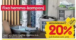 Rusta Tapet, golv, Nyans väggfärg, väggdekor m.m erbjuda