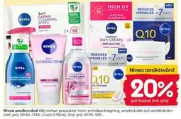 Rusta Nivea ansiktsvård erbjuda