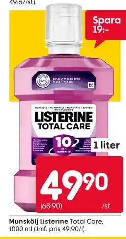 Rusta Munskölj Listerine erbjuda
