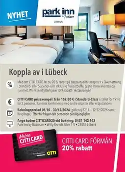 Citti Koppla av i Lübeck erbjuda