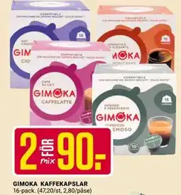 ÖoB GIMOKA KAFFEKAPSLAR erbjuda