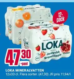 ÖoB LOKA MINERALVATTEN erbjuda