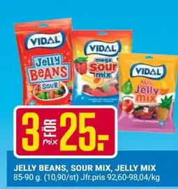 ÖoB JELLY BEANS, SOUR MIX, JELLY MIX erbjuda