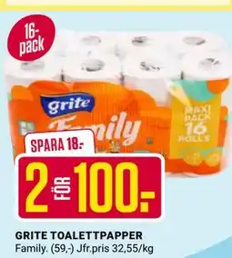 ÖoB GRITE TOALETTPAPPER erbjuda