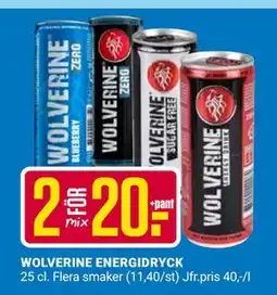 ÖoB WOLVERINE ENERGIDRYCK erbjuda