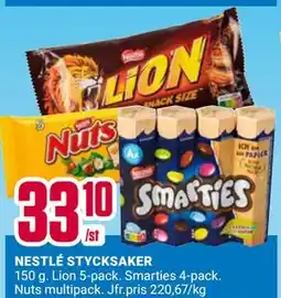 ÖoB NESTLÉ STYCKSAKER erbjuda