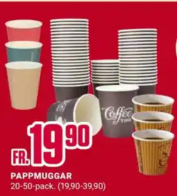 ÖoB PAPPMUGGAR erbjuda