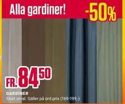 ÖoB Alla gardiner! erbjuda