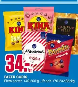 ÖoB FAZER GODIS erbjuda