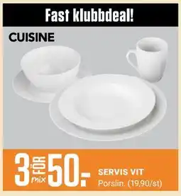 ÖoB SERVIS VIT, Medlemspris erbjuda