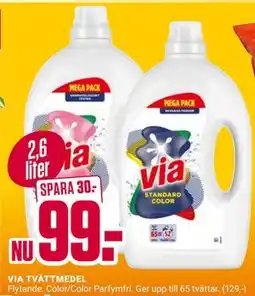 ÖoB VIA TVÄTTMEDEL erbjuda