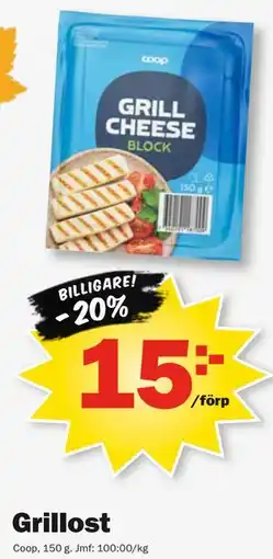 Pekås Grillost erbjuda