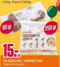 ÖoB TALGBOLLAR / JORDNÖTTER erbjuda