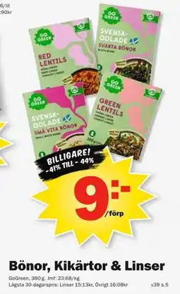 Pekås Bönor, Kikärtor & Linser erbjuda