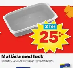 Pekås Matlåda med lock erbjuda