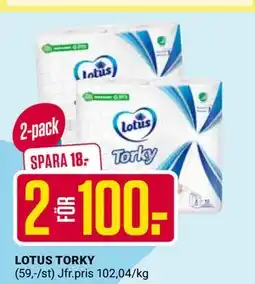 ÖoB LOTUS TORKY erbjuda