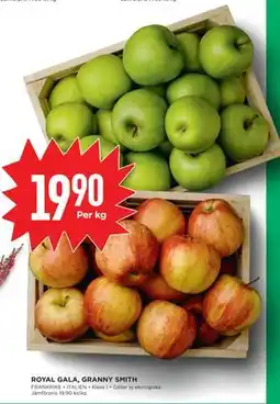 Willys ROYAL GALA, GRANNY SMITH erbjuda
