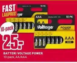 ÖoB BATTERI VOLTAGE POWER erbjuda