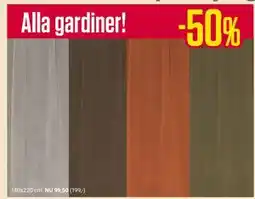ÖoB Alla gardiner! erbjuda