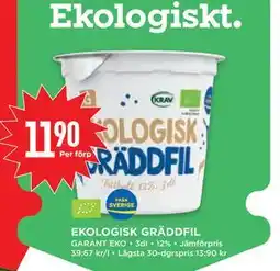 Willys EKOLOGISK GRÄDDFIL erbjuda