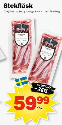 Pekås Stekfläsk erbjuda