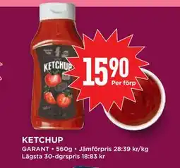 Willys KETCHUP erbjuda