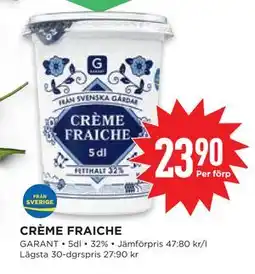 Willys CRÈME FRAICHE erbjuda