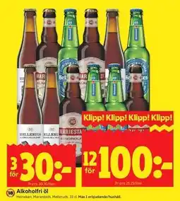 ICA Kvantum Alkoholfri öl erbjuda