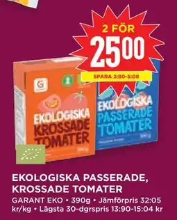 Willys Hemma EKOLOGISKA PASSERADE, KROSSADE TOMATER erbjuda