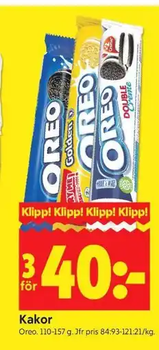 ICA Kvantum Kakor erbjuda
