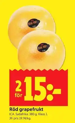 ICA Kvantum Röd grapefrukt erbjuda