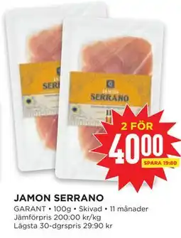 Willys Hemma JAMON SERRANO erbjuda