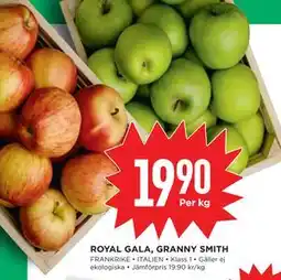 Willys Hemma ROYAL GALA, GRANNY SMITH erbjuda