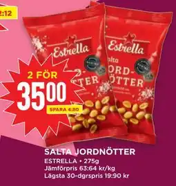 Willys SALTA JORDNÖTTER erbjuda