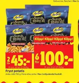 ICA Kvantum Fryst potatis erbjuda
