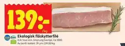 ICA Kvantum Ekologisk fläskytterfilé erbjuda