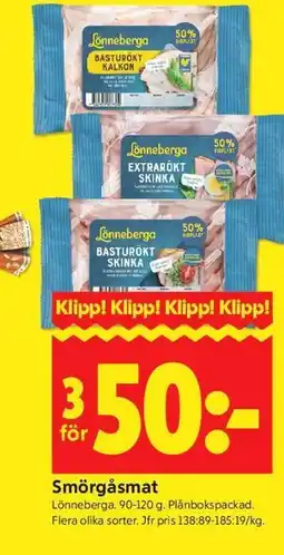 ICA Kvantum Smörgåsmat erbjuda