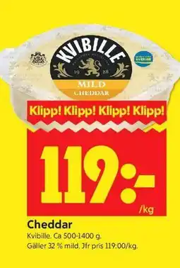 ICA Kvantum Cheddar erbjuda