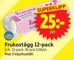 ICA Supermarket Frukostägg 12-pack erbjuda