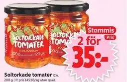 ICA Supermarket Soltorkade tomater, Medlemspris erbjuda