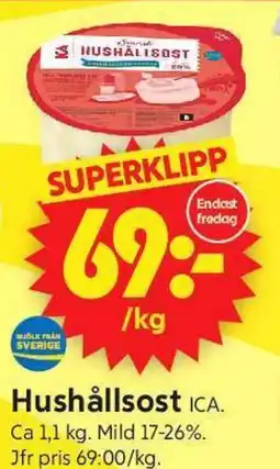 ICA Supermarket Hushållsost erbjuda