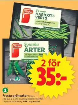 ICA Supermarket Frysta grönsaker erbjuda