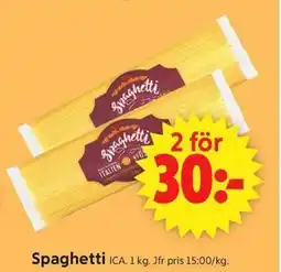 ICA Supermarket Spaghetti erbjuda