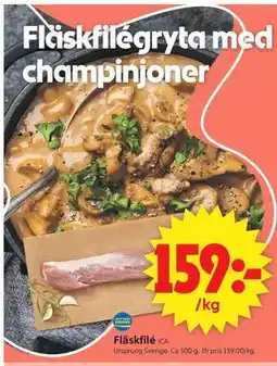 ICA Supermarket Fläskfilé erbjuda