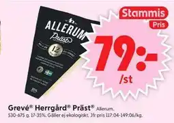 ICA Supermarket Grevé Herrgård Präst , Medlemspris erbjuda