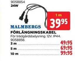 Jem&Fix MALMBERGS FÖRLÄNGNINGSKABEL erbjuda