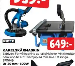 Jem&Fix KAKELSKÄRMASKIN erbjuda