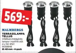 Jem&Fix MALMBERGS TERRASSLAMPA TELLUS erbjuda