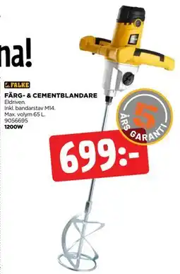 Jem&Fix FÄRG- & CEMENTBLANDARE erbjuda