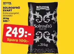 Jem&Fix SOLROSFRÖ SVART erbjuda